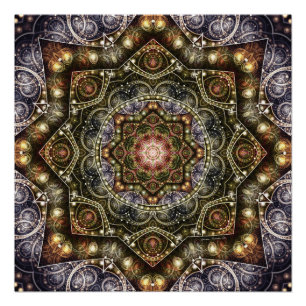 Mandalas van de Stem van Eterniteit 8 Perfect Poster