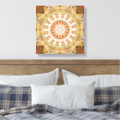 Mandala's van Vergeving & Release 23 Canvas Wrap Afdruk (Insitu (Slaapkamer))