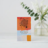 Mandalas Visitekaartje (Staand voorkant)