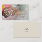 Mandalas Visitekaartje (Voorkant / Achterkant)