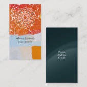 Mandalas Visitekaartje (Voorkant / Achterkant)