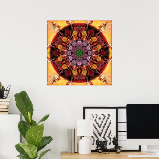 Mandalas voor Transition 6 Poster (Thuiskantoor)