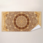 Mandalas, zodiac, orné, cercle vintage. (Serviette de bain)