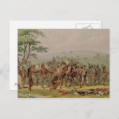 Mandan Archery Contest, c.1832 Briefkaart (Voorkant / Achterkant)