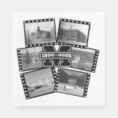 Mandan Braves All Class Reunion Paper Napkins Servet (Voorkant)
