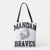 Mandan Braves All Class Reunion Tote Draagtas (Achterkant)