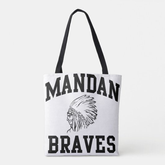 Mandan Braves All Class Reunion Tote Draagtas (Achterkant)