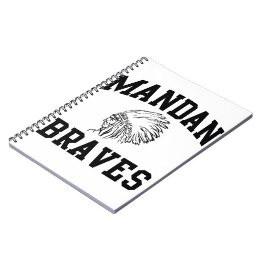 Mandan Braves Notebook Notitieboek (Linkerzijde)