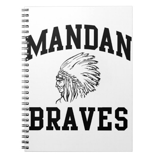 Mandan Braves Notebook Notitieboek (Voorkant)