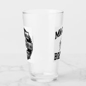 Mandan Braves Pintglas Glas (Links)
