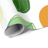 Mandarijn Cadeaupapier (Rol Hoek)