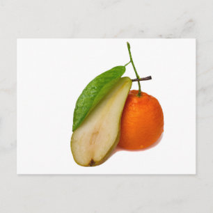 Mandarijn - Virtuoso dubbelbasspeler Briefkaart