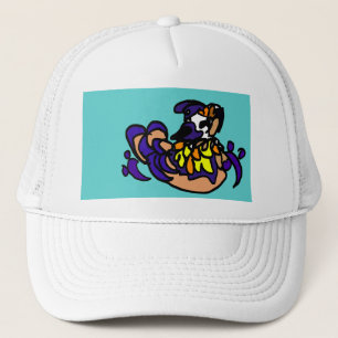 Mandarijneendkunst Trucker Pet