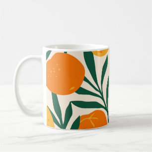 Mandarijnmozaïek: Trendy Citrus Chic Koffiemok