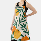 Mandarijnmozaïek: Trendy Citrus Chic Schort (Insitu)