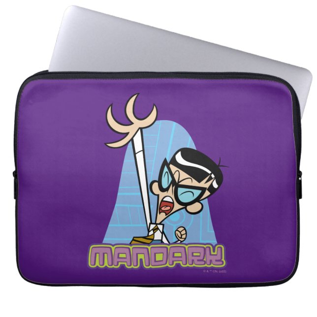 Mandarijnnaam Afbeelding Laptop Sleeve (Voorkant)