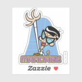 Mandarijnnaam Afbeelding Sticker (Vel)