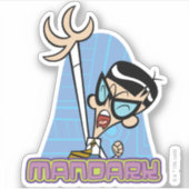 Mandarijnnaam Afbeelding Sticker (Voorkant)