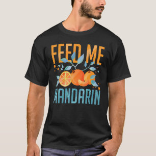 Mandarijns Oranje ruitsap van Plant van vruchten, T-shirt
