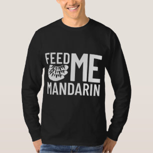 Mandarijns Oranje ruitsap van Plant van vruchten, T-shirt