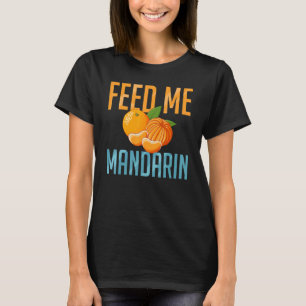 Mandarijns Oranje ruitsap van Plant van vruchten, T-shirt