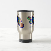 Mandarijnse cartoon illustratie reisbeker (Center)