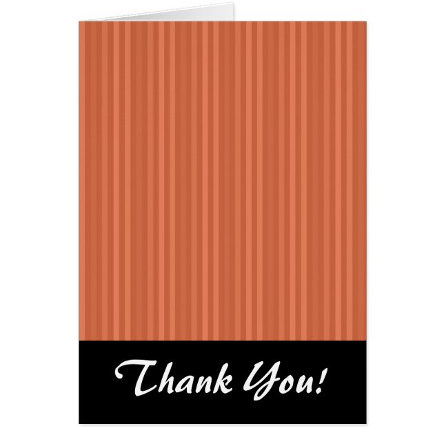 Mandarijnse Oranje verticale strepen (Voorkant)