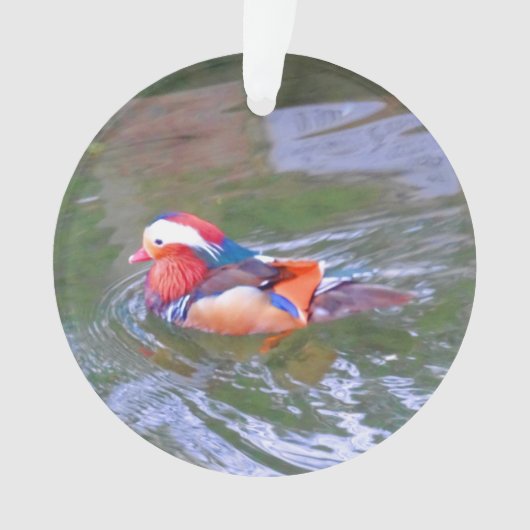 Mandarin Duck #2 Ornament (voorkant)