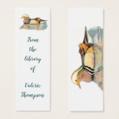 Mandarin Duck Book Mark om aan te passen Mini Visitekaartjes (Voorkant /achterkant)