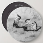 Mandarin Duck Button (Voorkant /achterkant)
