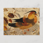 Mandarin Duck Feestdagenkaart (Voorkant)