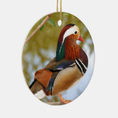 Mandarin Duck Keramisch Ornament (Rechts)