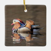 Mandarin Duck Keramisch Ornament (Voorkant)