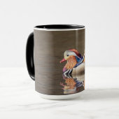 Mandarin Duck Mok (Voorkant links)