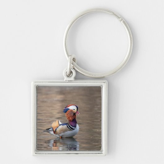 Mandarin Duck Sleutelhanger (Voorkant)