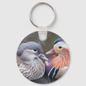 Mandarin Duck Sleutelhanger (Voorkant)