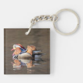 Mandarin Duck Sleutelhanger (Achterkant)