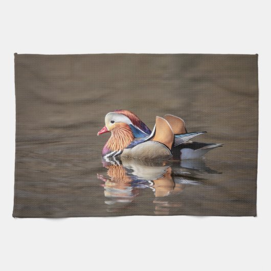 Mandarin Duck Theedoek (Horizontaal)