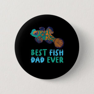 Mandarin Fish Aquarium Best Fish Pap Ever Ronde Button 5,7 Cm