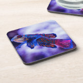 Mandarin Goby Fish Beverage Coaster Bier Onderzetter (Linkerzijde)