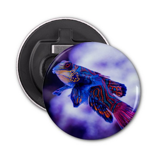 Mandarin Goby Fish Button Flesopener (Voorkant)