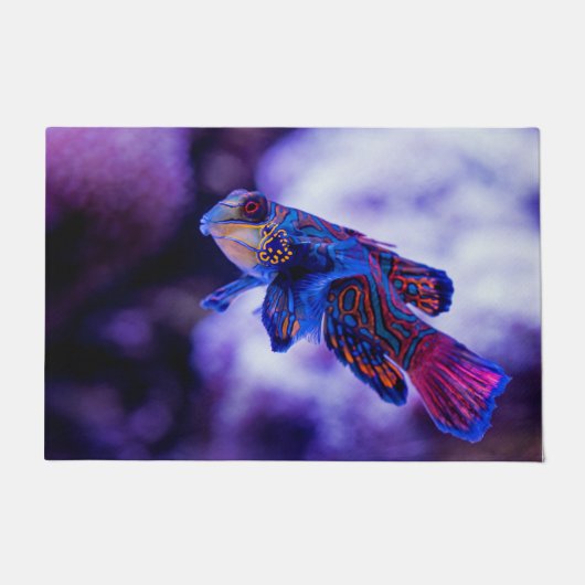 Mandarin Goby Fish Deurmat (Voorkant)