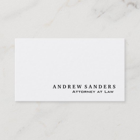 Mandataire - cartes de visite (Devant)