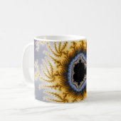 Mandel Bleu - Mug Fractale (Devant gauche)