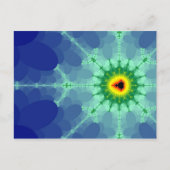 Mandel op een Briefkaart van Lilly Pad (Voorkant)