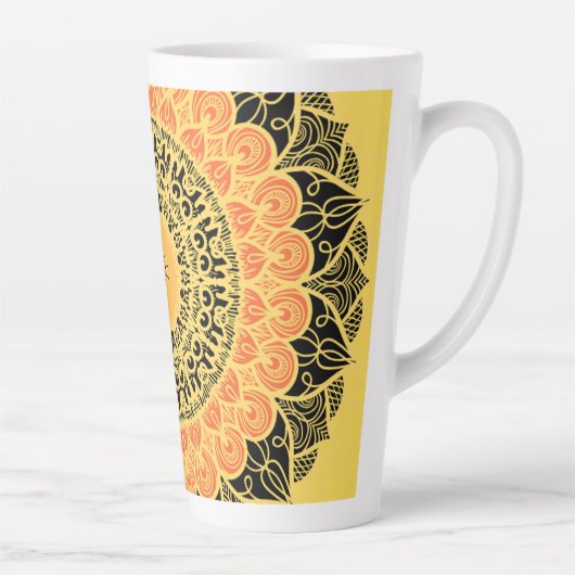 Mandela Art Latte Mok (Rechts)