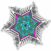 Mandela Design Sticker (Voorkant)