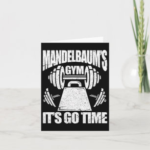 Mandelbaum's Gym Funny Bodybuilding Gym Workout Gi Kaart
