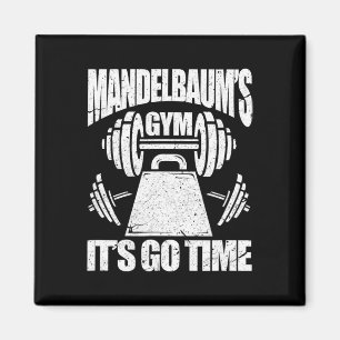 Mandelbaum's Gym Funny Bodybuilding Gym Workout Gi Magneet