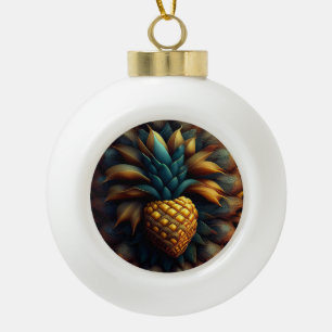 Mandelbrot Ananas Fractal Keramische Bal Ornament